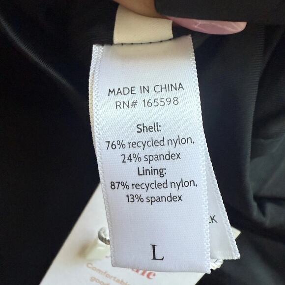 ANDIE Swim NWT Black Lagos One Piece Swimsuit Halter Sz L Beach Vacation Summer - Picture 8 of 8